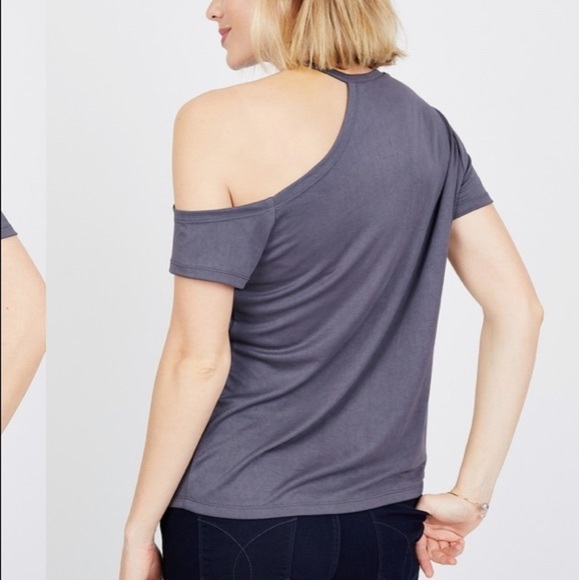 Cold Shoulder Tee​ - Picture 3 of 7